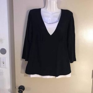 Teez-Her LG black and white shirt